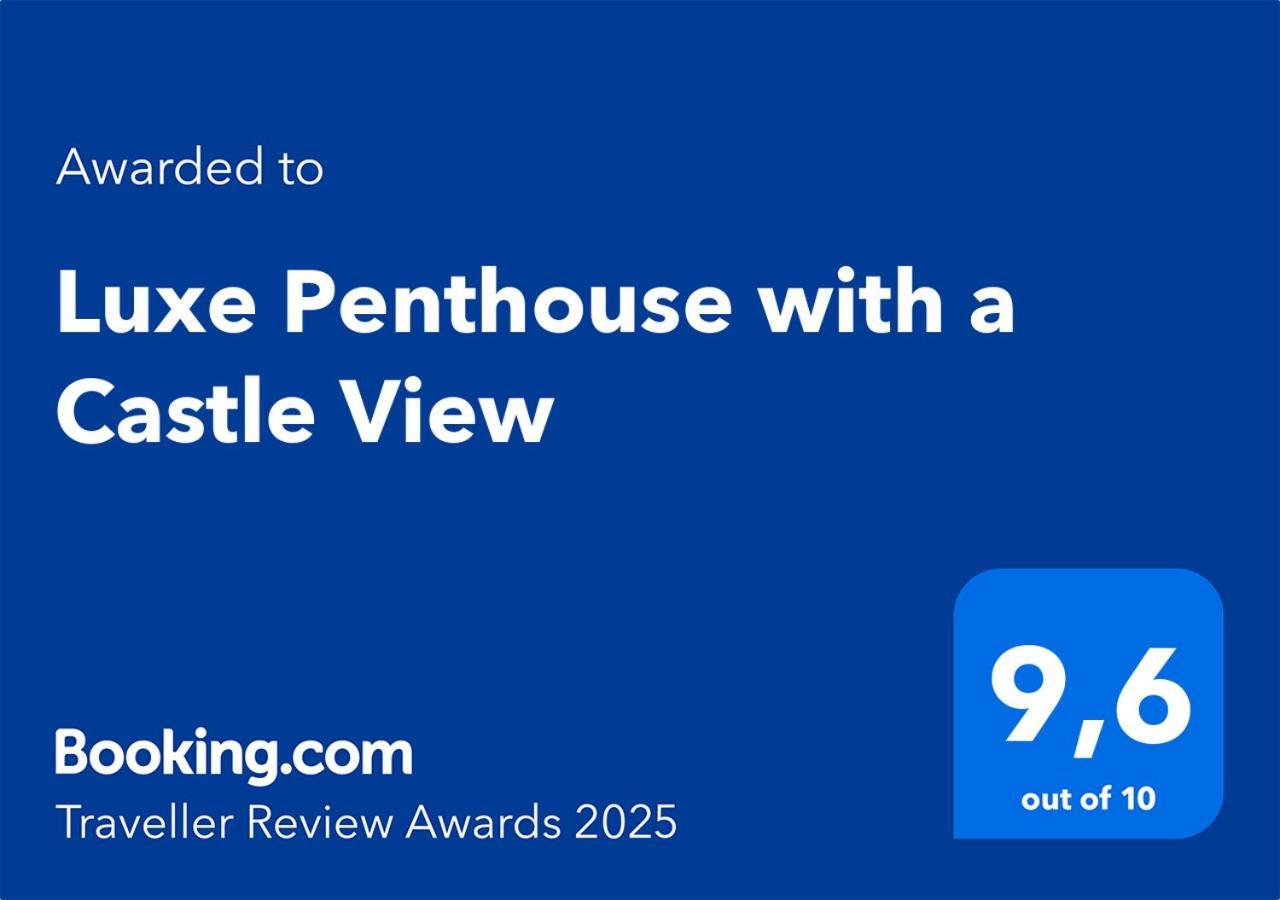 Luxe Penthouse With A Castle View Lubiana Esterno foto